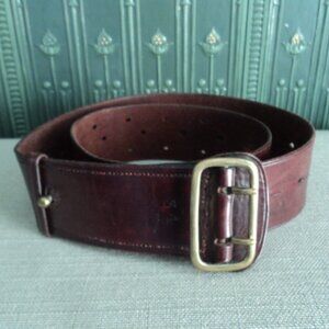 vintage RCMP leather belt